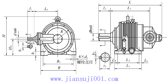 NGW-S型行星齿轮减速机(JB3723-84)