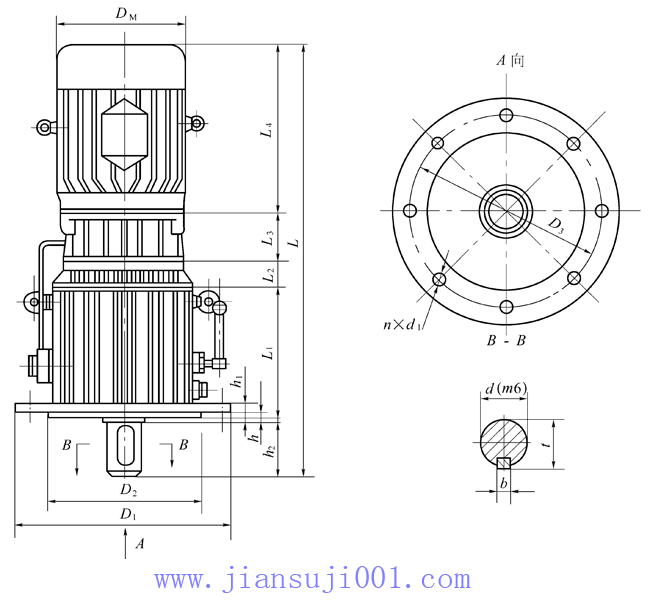 NGW－L型行星齿轮减速机（JB3724-84）